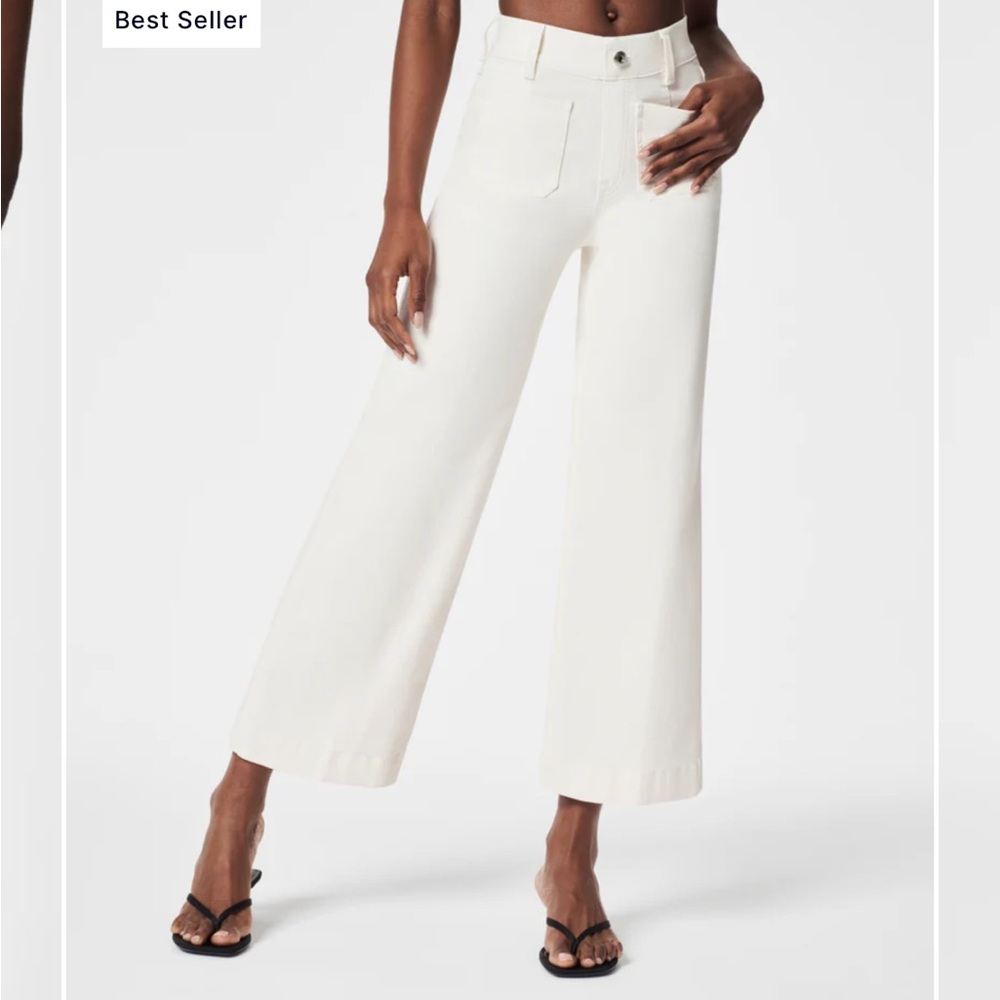 SPANXshape™ EveryWear
Cropped Wide Leg Jeans with Patch Pockets